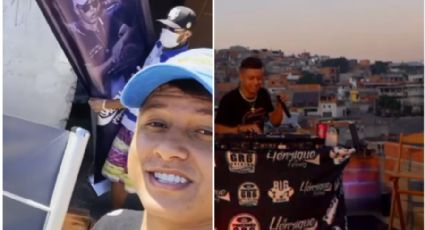 Em meio ao isolamento, DJ de funk faz 'live' em laje na favela em SP e explode nas redes