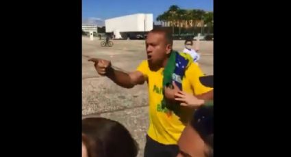 Vídeo: Bolsonarista ataca enfermeiras que faziam manifestação em Brasília