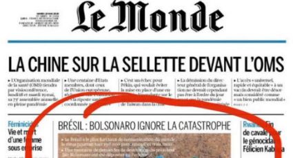 Vergonha internacional: Le Monde diz que Bolsonaro "semeia a morte" e que há algo de "podre" no Brasil