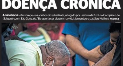 Assassinato de João Pedro: Capa do Extra chama morte de menino de “nossa doença crônica”