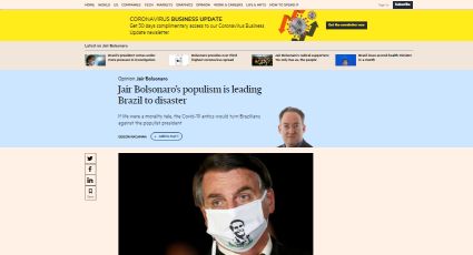 Brasil de Bolsonaro não entra nos EUA e é tratado como pária pela imprensa