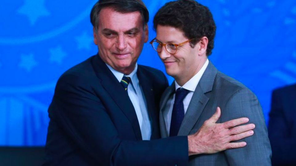 Jair Bolsonaro e Ricardo Salles - Foto: Allan Santos/PR