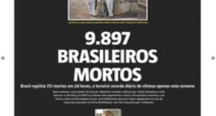 Uma gripezinha: Jornal Estado de Minas faz capa histórica