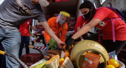 MST e Petroleiros doam 15 toneladas de alimentos e 520 botijões de gás em Curitiba