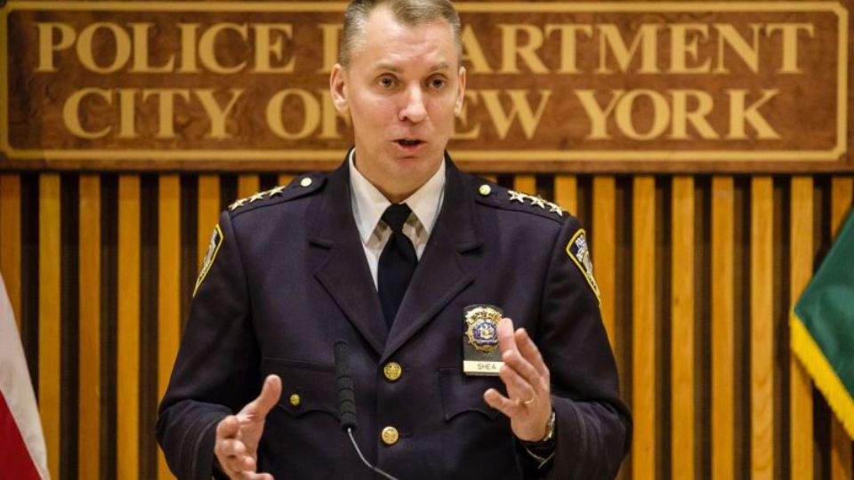 O chefe de polícia de Nova York, Dermot Shea (foto: NY Daily News)
