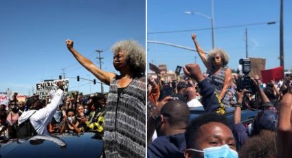 Ícone dos Panteras Negras, Angela Davis vai a ato antirracista nos EUA e protagoniza imagem histórica