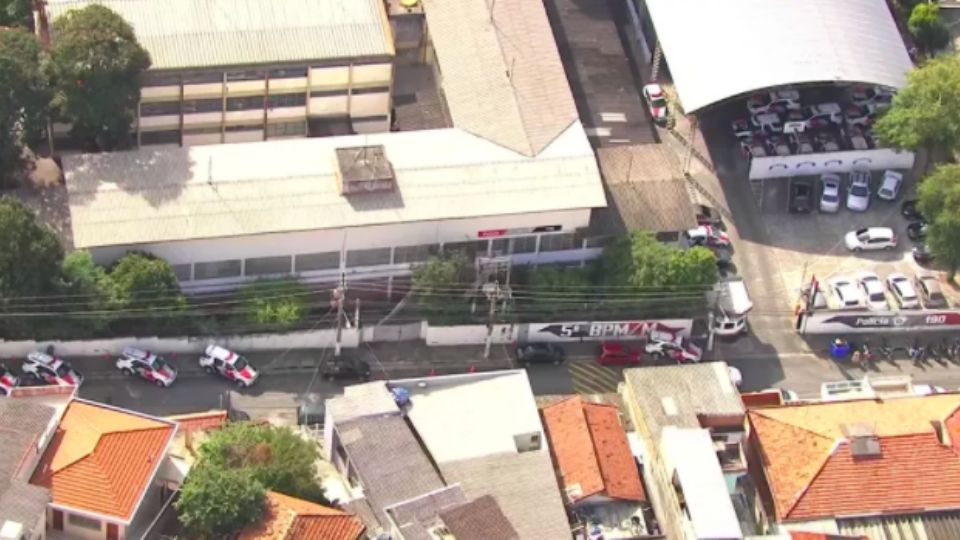 5o Batalhão da PM de São Paulo (Foto: Reprodução/TV Globo)