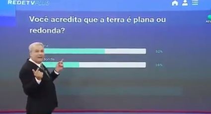 Sikêra Jr. faz enquete e maioria de seus espectadores acredita que a Terra é plana