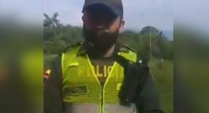 Vídeo: policial colombiano se nega a reprimir camponeses, entrega arma e renuncia