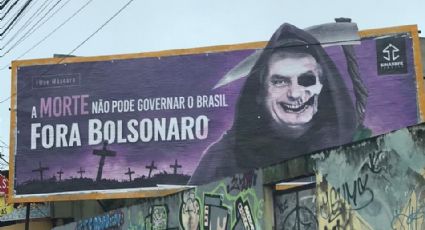 Outdoor em vários pontos de Aracaju: “A morte não pode governar o Brasil. Fora Bolsonaro”