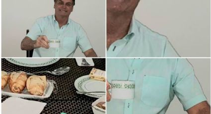 Designer denuncia suposta edição em foto de Bolsonaro no café da manhã e é bloqueado pelo presidente