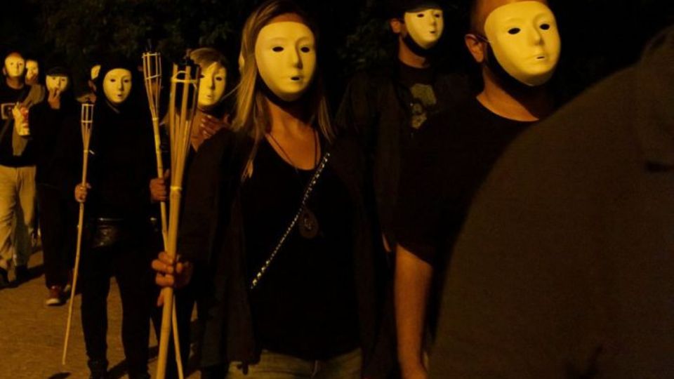 Grupo ultranacionalista português Resistência Nacional (foto: Expresso)