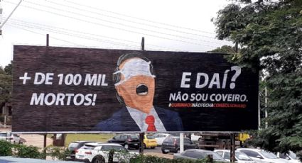 Em resposta a ruralistas, mobilização via WhatsApp instala outdoors contra Bolsonaro no interior de SP