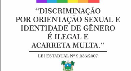 Cartazes anti-homofobia agora são obrigatórios em locais públicos e privados no RN