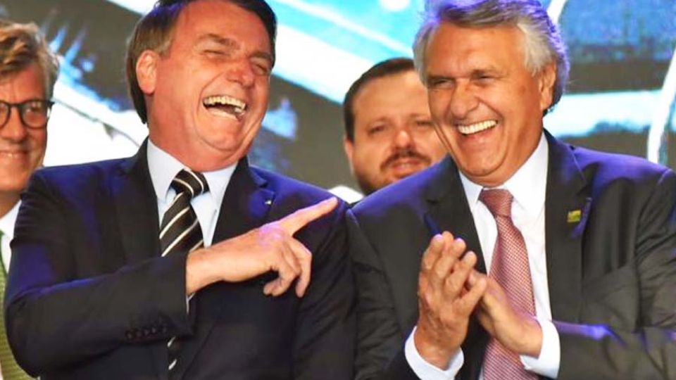 Jair Bolsonaro e Ronaldo Caiado (foto: Agência Brasil)