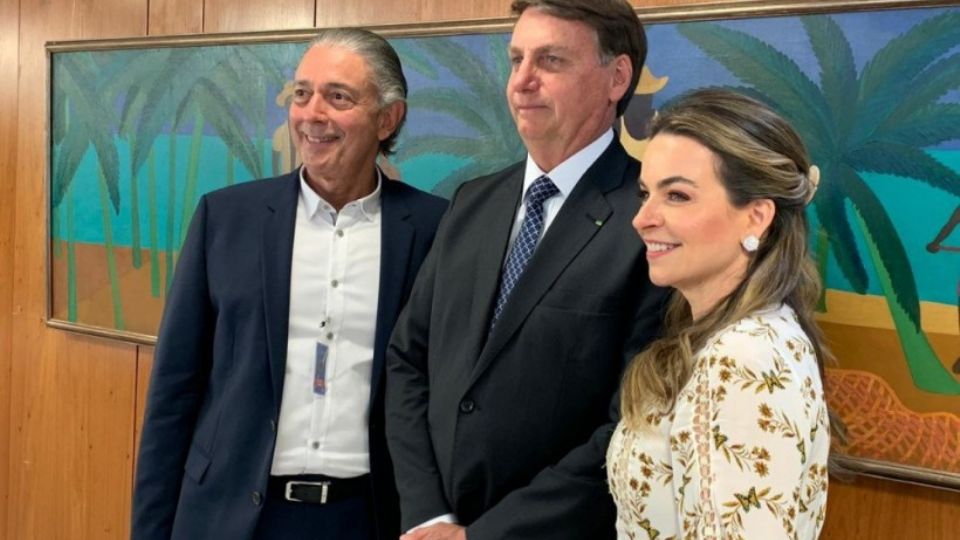 Afrânio Barreira e Bolsonaro. Foto: Isac Nóbrega/PR
