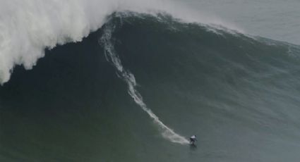 Brasileira bate recorde mundial de ondas gigantes