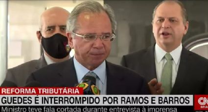 Humilhação: tropa de choque de Bolsonaro interrompe Guedes e o retira de coletiva