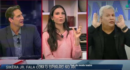 Na estreia na Rede TV, Lacombe tem audiência pífia e interrompe apresentadora para defender Bolsonaro