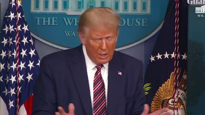 Vídeo: Trump se irrita, diz que sonegação de impostos é fake news e abandona coletiva