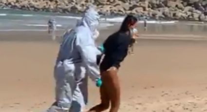 Espanha: Mulher testa positivo para a Covid, surfa na praia e sai algemada