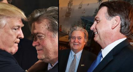 VÍDEO: Steve Bannon elogia Bolsonaro e ataca Lula antes de se entregar à Justiça nos EUA