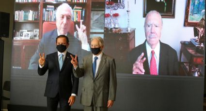 Vacinação sem vacina: Temer e Sarney se atrapalham para fazer "V" com Doria e FHC