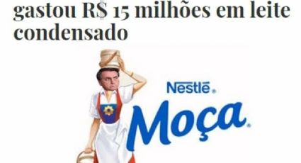 Milhões em leite condensado gastos por Bolsonaro rendem memes na internet. Veja aqui