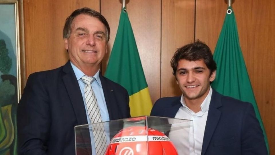 Jair Bolsonaro e Pietro Fittipaldi - Foto: Divulgação/PR