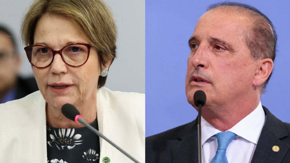 Tereza Cristina e Onyx Lorenzoni (Foto Montagem)