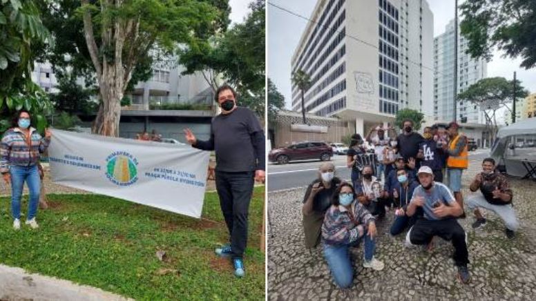 Casagrande visita pessoas em situação de rua e dependentes químicos em SP