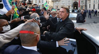 VÍDEO: Em Roma, Bolsonaro tenta fugir de protestos, mas é alvo de vaias na rua