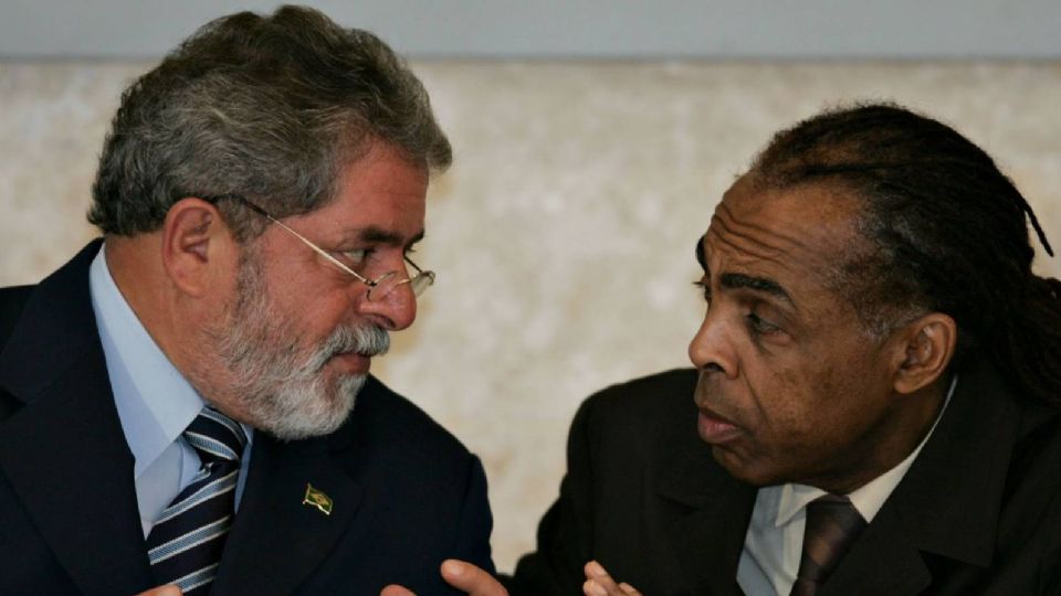Lula e Gilberto Gil (Foto: Ricardo Sutckert)