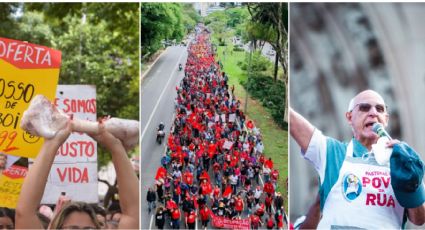 Marcha contra a fome: 20 mil pessoas tomam ruas de SP em protesto contra a volta da miséria