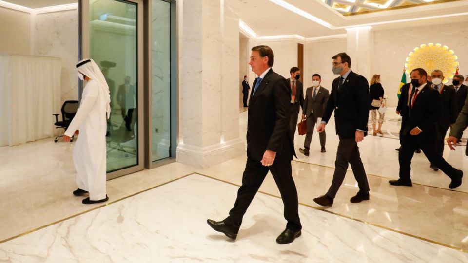 Jair Bolsonaro em Dubai (Foto: Alan Santos/PR)