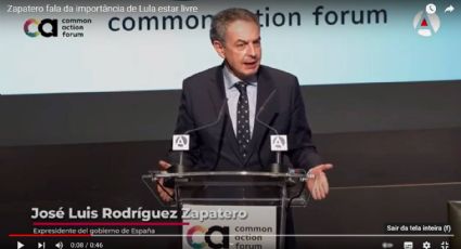 Zapatero: “Ibero-américa e o mundo necessitam Lula presidente do Brasil novamente”; veja vídeo