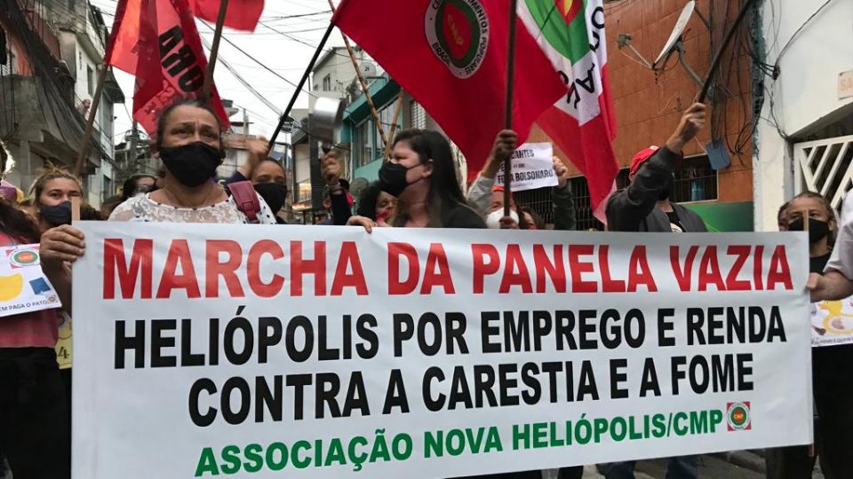 Marcha da Panela Vazia, em Heliópolis - Foto: Divulgação