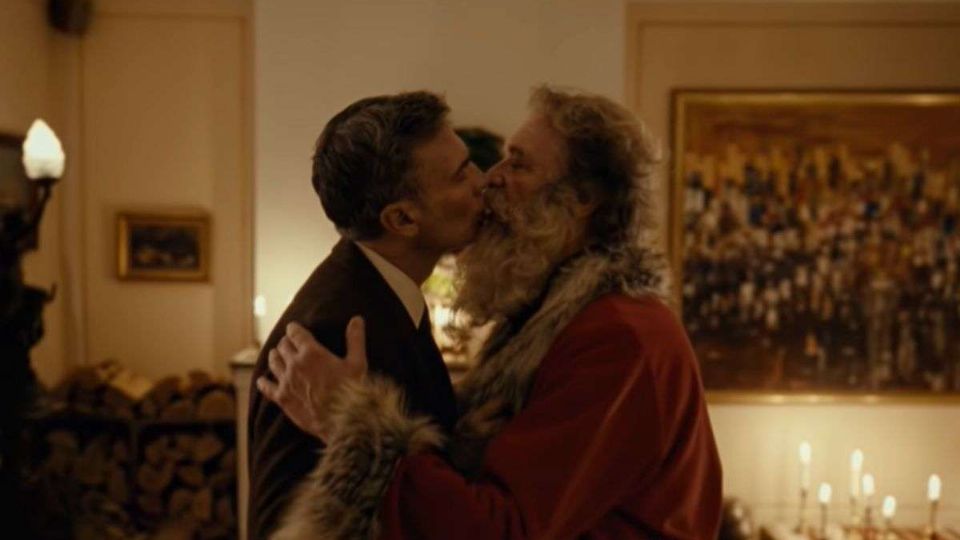 Papai Noel em comercial do serviço postal da Noruega (Reprodução)