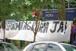 MST ocupa Incra contra despejo de 450 famílias do “Acampamento Marielle Vive” em SP
