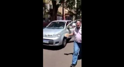 Vídeo: Motorista descontrolado ataca coletores de lixo em Maringá