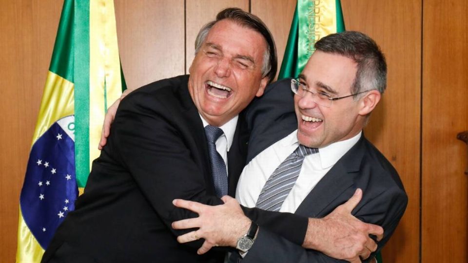 Bolsonaro e André Mendonça (Foto: Fellipe Sampaio/SCO/STF)