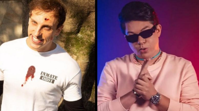 Léo Lins faz "piada" com DJ Ivis e brinca que agrediria a ex Aline Mineiro