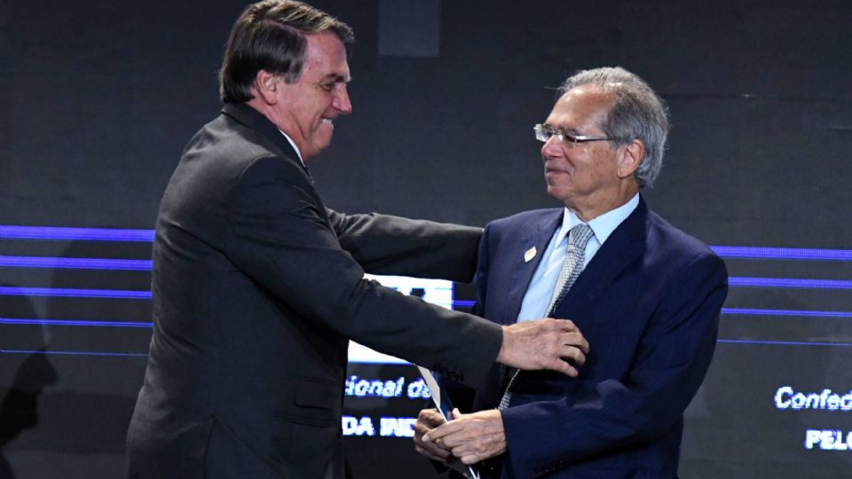 Jair Bolsonaro e Paulo Guedes (Foto: Edu Andrade/Ministério da Economia)