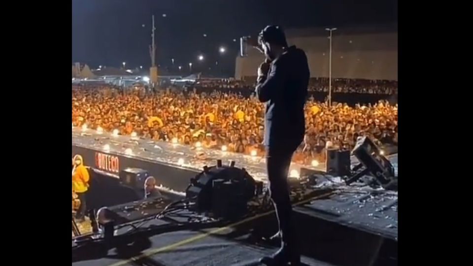 Gusttavo Lima ouve coro de 'Fora, Bolsonaro' em show no Rio (Reprodução/Vídeo Twitter)