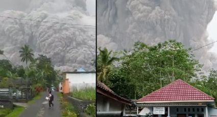 Indonésia: Pessoas fogem de nuvem de cinzas após erupção de vulcão; veja vídeos