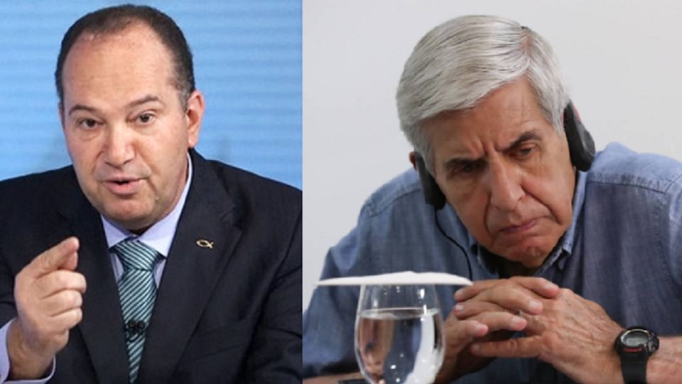 Pastor Everaldo e Augusto Heleno, chefe do Gabinete de Segurança Institucional da Presidência. Foto: Reprodução/TV Globo/Marcos Corrêa/PR