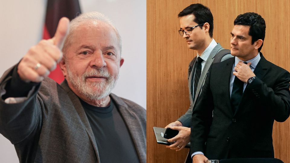 Lula, Deltan Dallagnol e Sergio Moro (Montagem: Imagem 1: Ricardo Stuckert / Imagem 2: Divulgação)