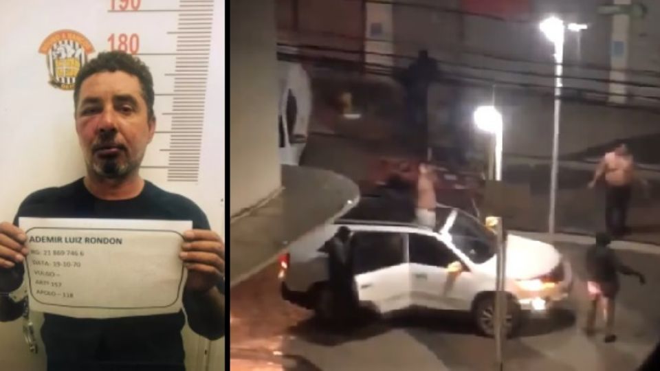Ademir Luis Rondon é apontado como um dos chefões do ataque que terminou com três mortos. Montagem/Reprodução/Polícia Civil/Redes Sociais