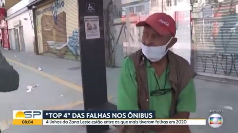 Vídeo: Idoso pergunta a repórter da Globo ao vivo se ele tem o telefone do Datena