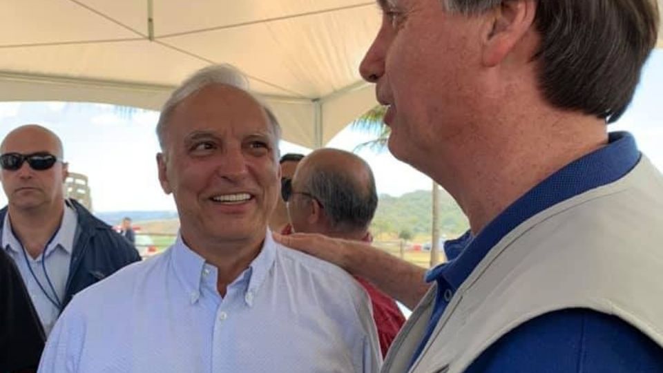 Luis Felipe Belmonte e Jair Bolsonaro (Reprodução/Instagram)